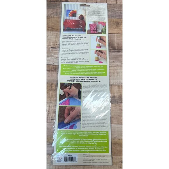 Reusable Wall Stencil Template Victorian baroque For Painting & Home Decor 18''x - Picture 2 of 2